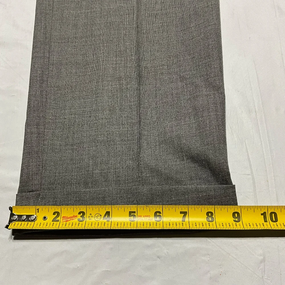 JRL Louis Raphael Limited Mens Wool Straight Fit Gray Pants Size 36X32